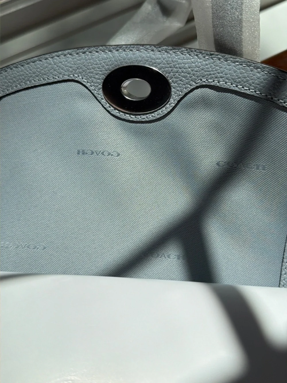 NWT Coach Cassie Crossbody Bag in Light Grey Blue